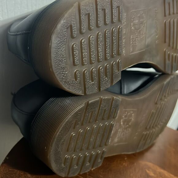 🔥 Dr Martens Mica woven black Leather Sandals Loafers Men 9 -EXCELLENT - England - Picture 12 of 15